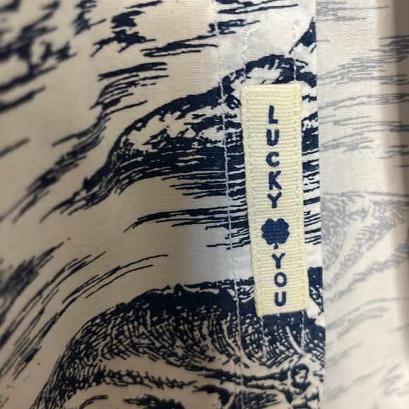 Lucky Brand XX-L, California Fit, 100% Cotton Men’s tropical button-up shirt. - Picture 4 of 4